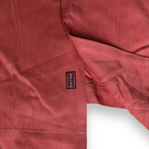 Tommy Bahama Relax Button Down 100% Silk Salmon Hawaiian Shirt Men’s Size XXL - Picture 4 of 6